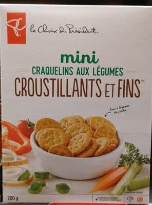 Mini craquelins aux légumes