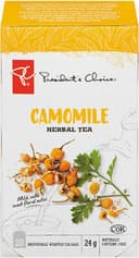 Naturally caffeine-free camomile herbal tea