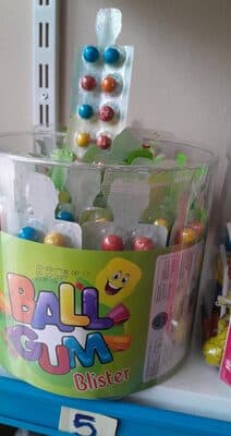 ballgum blister sakız
